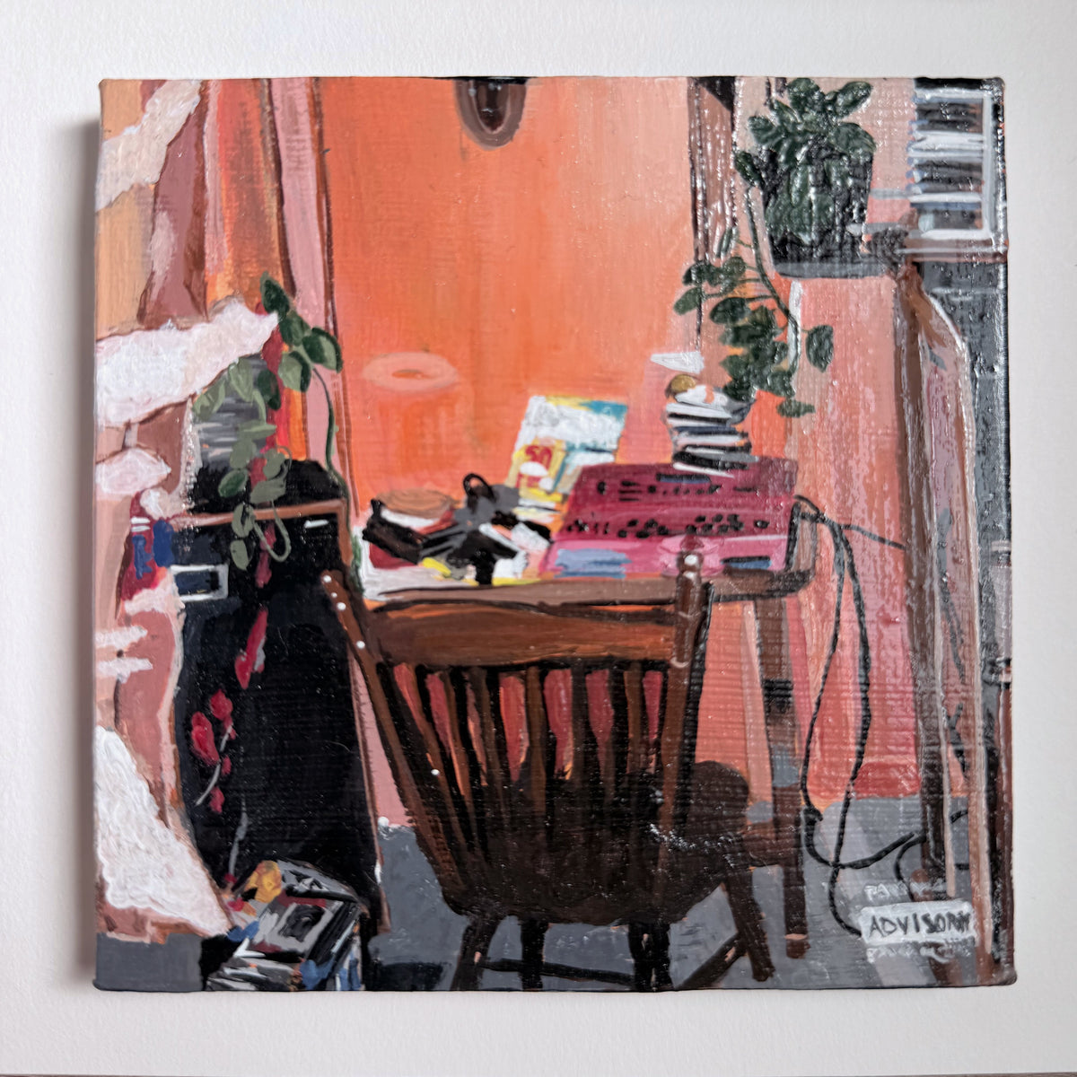The Fall Off Mini Album Painting — 5×5